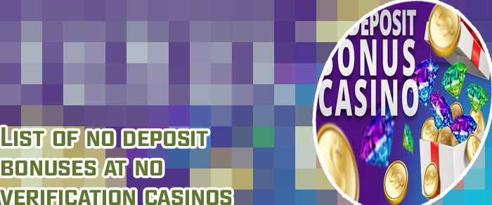 No deposit bonus casinos in usa